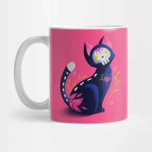 Dia de los muertos cat Mug